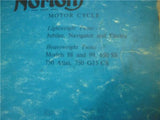 NORTON TWIN JUBILEE NAVIGATOR 650 750 ATLAS Floyd Clymer Manual used BOOK (man-F2)