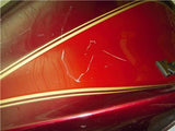 1986 Kawasaki ZG1200 ZG 1200 Voyager XII Left Upper Fairing MAROON used K4155-25 (g9-10)