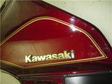 1986 Kawasaki ZG1200 ZG 1200 Voyager XII Left Upper Fairing MAROON used K4155-25 (g9-10)
