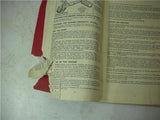 Vintage Matchless Single G3 350 Twin G12 650 used Instruction Manual BOOK (blue-1)