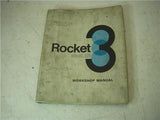 1969 BSA A75 Rocket 3 Workshop Manual British Binder used BOOK (man-F2)