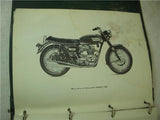 Triumph 750 Trident Triple T150 British Workshop Manual Binder used BOOK (man-F2)