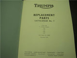 Triumph Tiger Cub T20 Replacement Parts Catalog No.7 Manual used BOOK (man-F2)