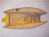 1974 ROCKFORD TORA 60 Gas Fuel Tank YELLOW USED T-549 (Donn A13)