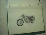 Triumph 750 Twin Bonneville Tiger British Workshop Manual Binder used BOOK (man-F2)