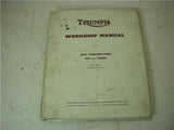 1969 Triumph TR6 650 Trophy T120 Bonneville Workshop Manual Binder used BOOK (man-F2)