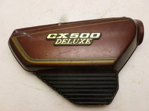 1978-80 Honda CX500 CX500d Deluxe Right Side Cover USED 0120-16 (a68)