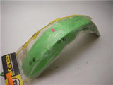 2000-02 KX65 KAWASAKI NEW ACERBIS GREEN FRONT FENDER 15-0370-03 AFTERMARKET (C16)