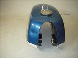 1968 Honda CB350 CB 350 Blue White Fuel Gas Tank used 101122-12 (DONN b4)