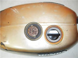 1971 Honda CL175 CL 175 Gas Fuel Tank Gold Clean used 101122-14 (DONN B4)