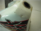 995 Honda XR650L Gas Fuel Tank White with Shrouds Clean used 101122-15 (DONN a3)