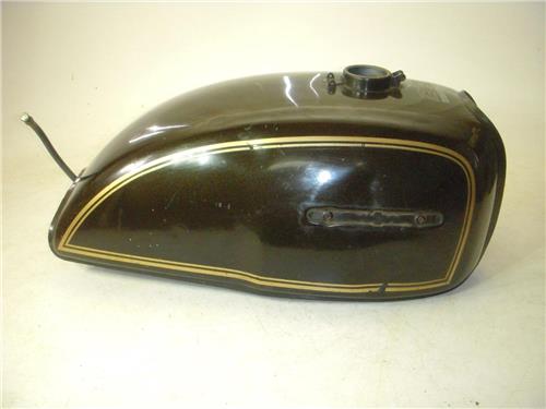 1976 Honda CB500T CB 500 T Twin Brown Gas Fuel Tank used 101122-16 (DONN a3)