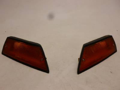 GOLDWING 1980-83 Honda GL1100 1100 Hondaline Fairing Front Turn Signals Pair USED 1113-13 (f4)