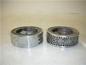 Amal Carb Offset Filter Pair @ 2" Triumph Chrome Dented 113022-31 (A39)