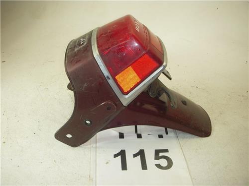 Used 1978-81 CX500 DELUXE 500 HONDA Rear Seat Cowl Tail Light Section used Tail-115 (Checkered)