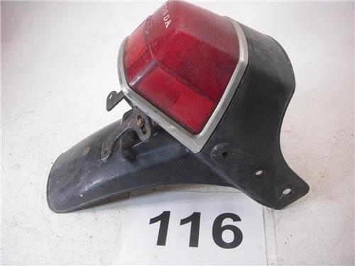 Used 1978-81 CX500 DELUXE 500 HONDA Rear Seat Cowl Tail Light Section used Tail-116  (Checkered)