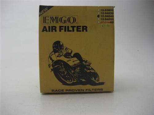 AIR FILTER 1986-88 GSXR1100 NOS 12-94040 EMGO Air Filter Suzuki 13780-06B00 (N33)