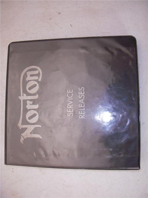 Factory NORTON Release Notes Binder British Vintage Manual 121421-19 (man-d)