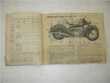 Vintage Indian Riders Instruction Manual all Motorcycles except verticals 121421-24 (man-d)