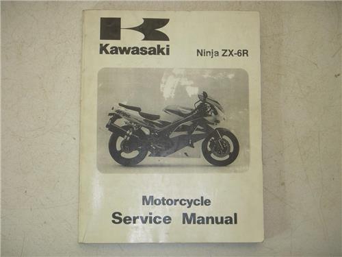 1995-97 Kawasaki ZX6R ZX600F Service Manual 99924-1184-02 used 121421-29 (man-d)