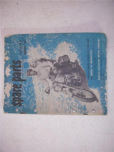 MANUAL 1953 Harley Davidson "K" Model Spare Parts Catalog Manual used 121521-22 (check E)