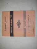 MANUAL Vintage 1964 Harley Davidson Competition Sprint Model CR Spare Parts 121521-23 (check E)