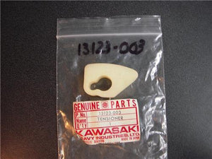 13123-003 1970-75 G4TR 1976 KV100 NOS Kawasaki CHAIN TENSIONER (RED718)