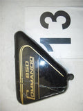 1975 Norton Commando 750 850 Left Side Cover Black used 120722-13 (M31)