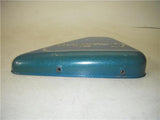 1975 Norton Commando 750 850 Left Side Cover BLUE used 120722-14 (M31)