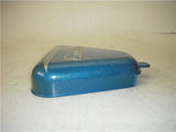 1975 Norton Commando 750 850 Left Side Cover BLUE used 120722-14 (M31)