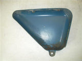 1975 Norton Commando 750 850 Left Side Cover BLUE used 120722-14 (M31)