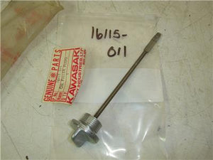 16115-011 1971 F6 F7 NOS KAWASAKI OIL FILLER PLUG STICK (RED718)