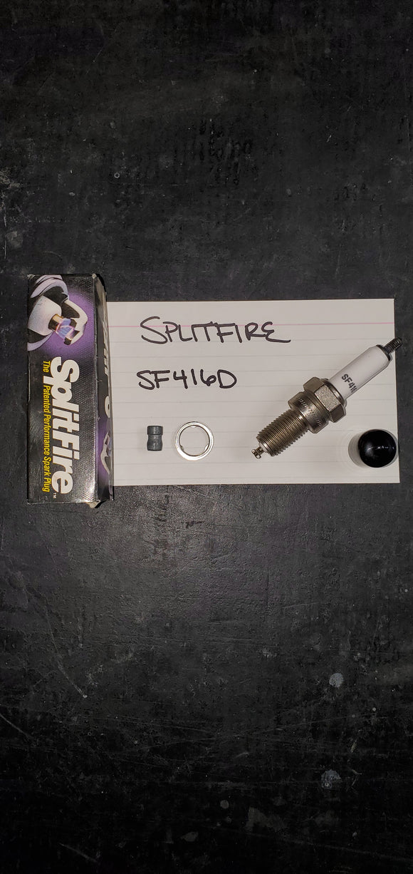 SF416D SPITFIRE SPARK PLUG SALE QTY 4 NEW (CHECKER)