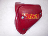 1967-69 BSA  Scrambler 650 Left Side Cover Red Fiberglass used 120722-20 (M31)