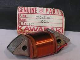 21047-013 LIGHTING COIL NOS KAWASAKI F8 BISON 1971-72 (RED130)