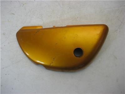 1975 Suzuki TC 125 Left Hand Side Cover Gold Used 21618-06 (a-34)