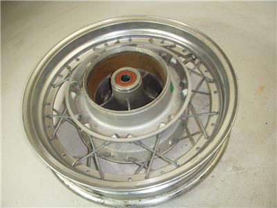 1986-87 CMX450 Rebel 450 Honda Rear Spoke Wheel rim 15 Inch Used 0437-23 (M2)
