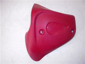 1965-66 BSA  Scrambler 650 Left Side Cover Red with indent 120722-23 (M31)