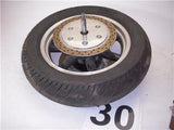 1996-98 Yamaha XVZ1300 Venture Front Wheel W/ Discs & Axle 16" used 52618-30 (G22)