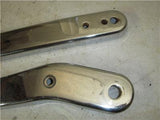 1986-87 CMX450 Rebel 450 Honda Rear Fender Struts Chrome Pair Used 0437-30 (M2)