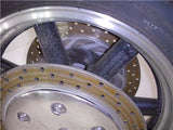 1996-98 Yamaha XVZ1300 Venture Front Wheel W/ Discs & Axle 16" used 52618-30 (G22)