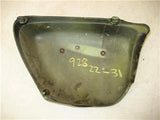 1971-76 Honda CB500 CB550 Left Side Cover Repaint Black Used 92822-31 (n28)