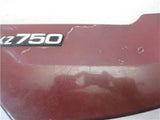 SIDE COVER 1977 KZ750 Twin 750 KAWASAKI Used Right Side Cover Burgundy 40718-21 (a67)