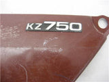 1979-81 KZ750 B LTD KAWASAKI Used Left Side Cover Burgundy 40718-22 (a67)