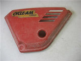 SIDE COVER 1979 KE125 125 KAWASAKI Used Left Side Cover Red 40718-37 (a67)