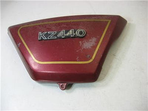 SIDE COVER 1979 KZ440 440 KAWASAKI Used Right Side Cover Burgundy 40718-38 (a67)