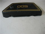 SIDE COVER 1976 XS500 500 YAMAHA Used Left Side Cover Black W/ Gold Stripe 40718-45 (a67)