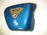 SIDE COVER 1970 CB450 450 HONDA Used Right Side Cover - Marina Blue 40718-51 (a67)