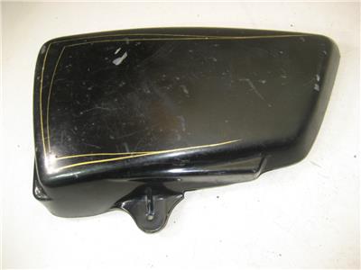 1979 XS650 650 YAMAHA Used Left Side Cover Black 40718-54 (a67)