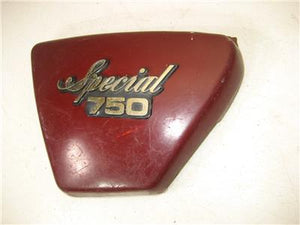 SIDE COVER 1979 XS750 750 Special YAMAHA Used Left Hand Cover Burgundy Repaint 40718-56 (a67)